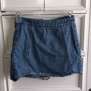 Denim Mini Skirt